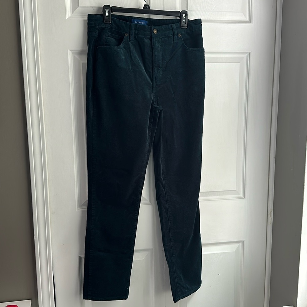 Talbots Dark Green Straight Leg Pants
